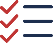 Icon of a set of checkmarks